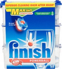 Finish MAX-in-1 dishwasher tablets