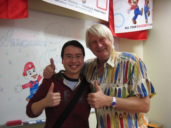 Me and Charles Martinet Caesar and Charles Martinet