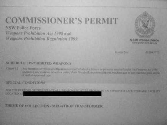 Gun permit